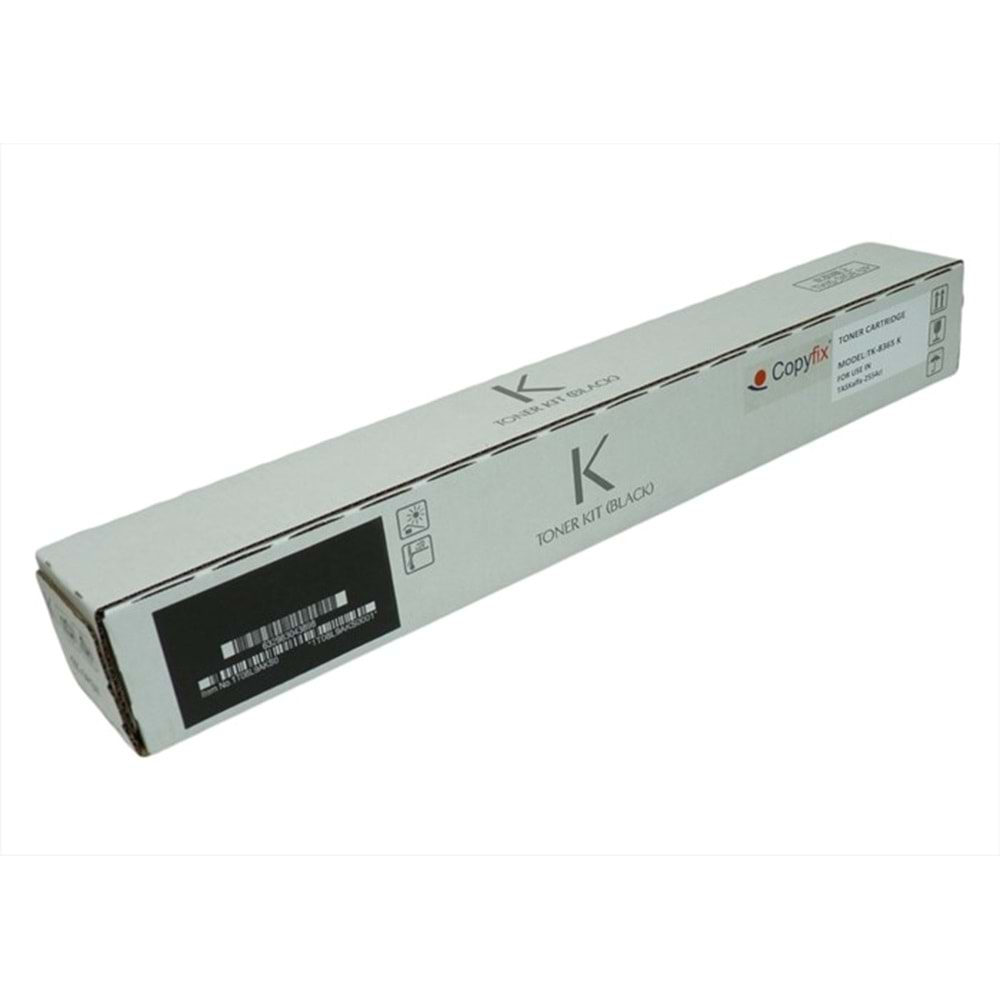 Kyocera Mita TK-8365 Siyah Copyfix Toner , TASKALFA 2554 CI , YCF