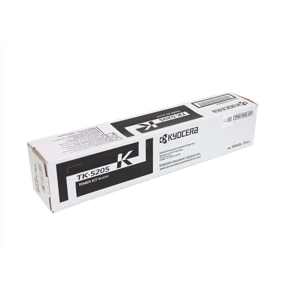 Kyocera Mita TK-5205 Siyah Toner, TASKALFA 356 CI, TASKALFA 358 CI, Orjinal