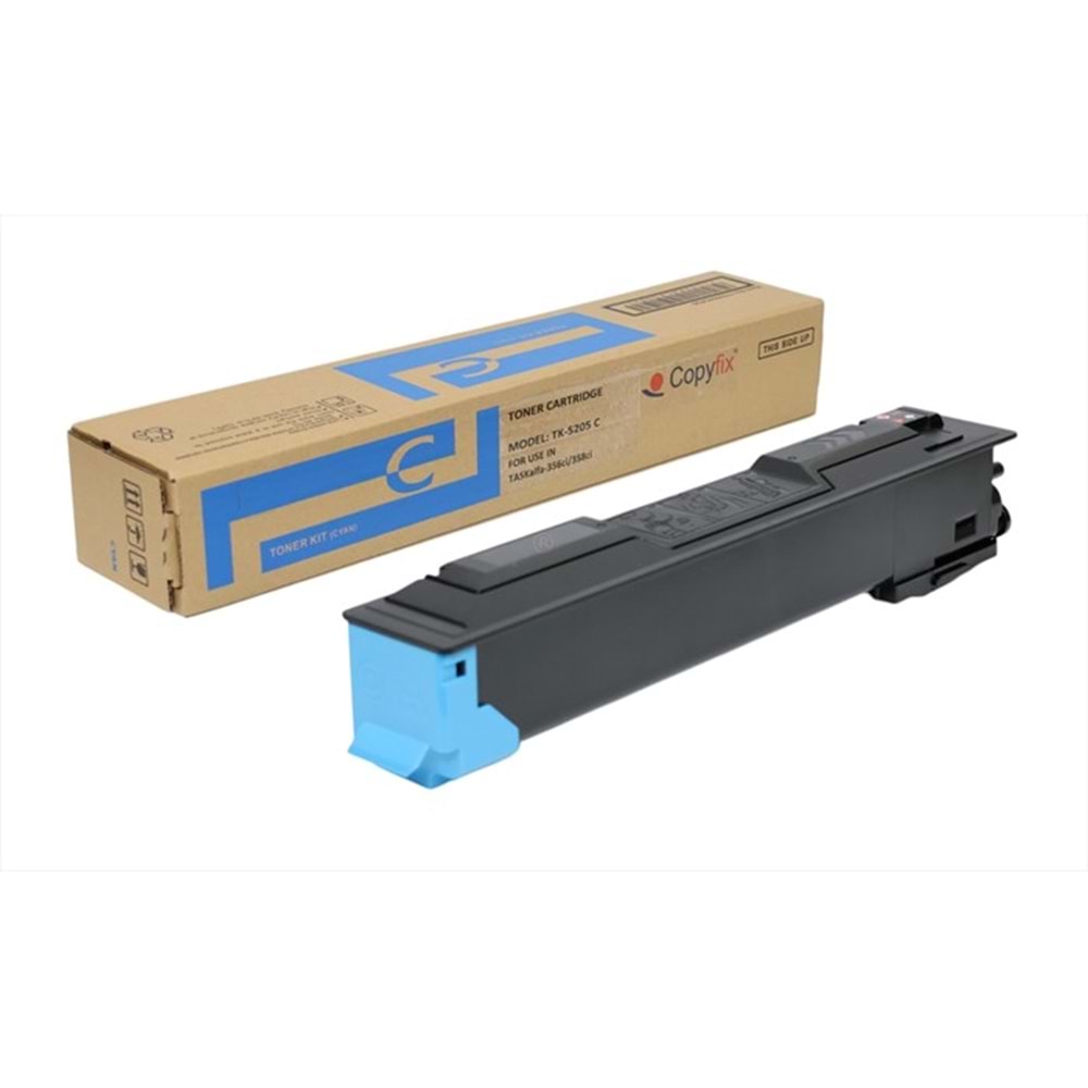 Kyocera Mita TK-5205 Mavi Copyfix Toner , TASKALFA 356 CI , TASKALFA 358 CI , YCF