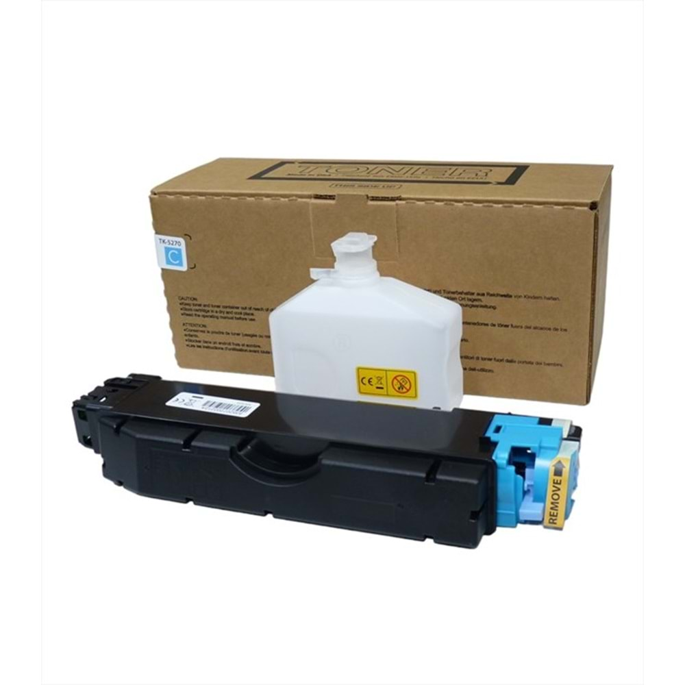 Kyocera Mita TK-5270 Mavi Toner , ECOSYS M 6230 CIDN , M 6630 CIDN , P 6230 CDN , (Made in USA)