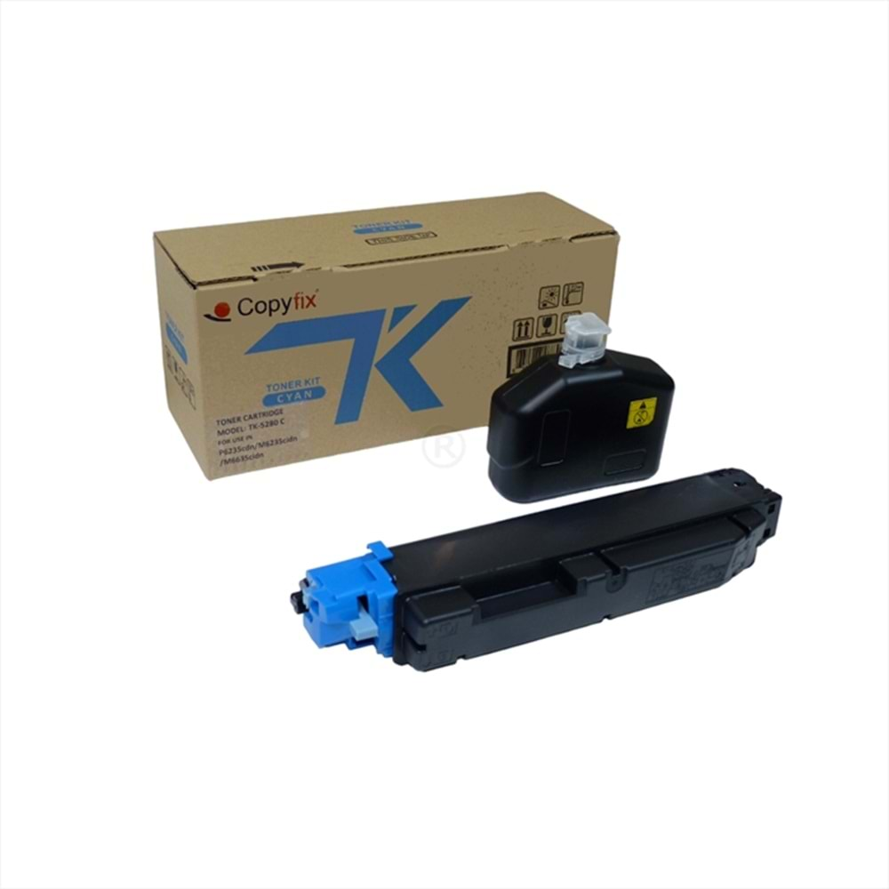 Kyocera Mita TK-5280 Mavi Copyfix Toner , ECOSYS M 6235 CIDN , M 6635 CIDN , P 6235 CDN , YCF