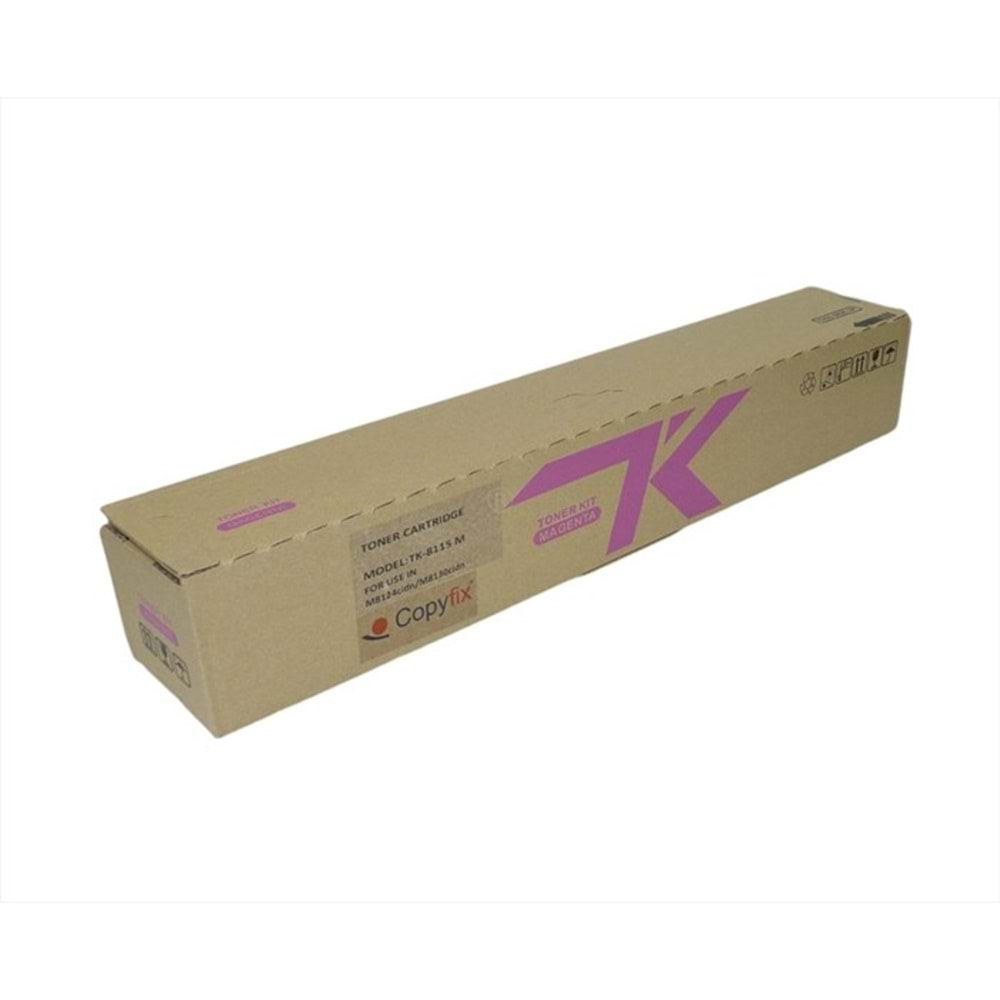 Kyocera Mita TK-8115 Kırmızı Muadil Toner, Ecosys M8124 CIDN, YCF