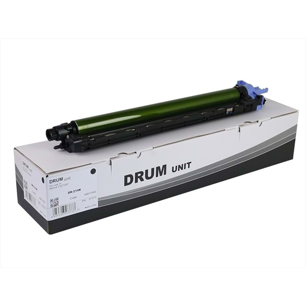 KN, DR-214K Siyah Muadil Drum Unit, Bizhub C227, 287 , P.7373, CCF, Açık