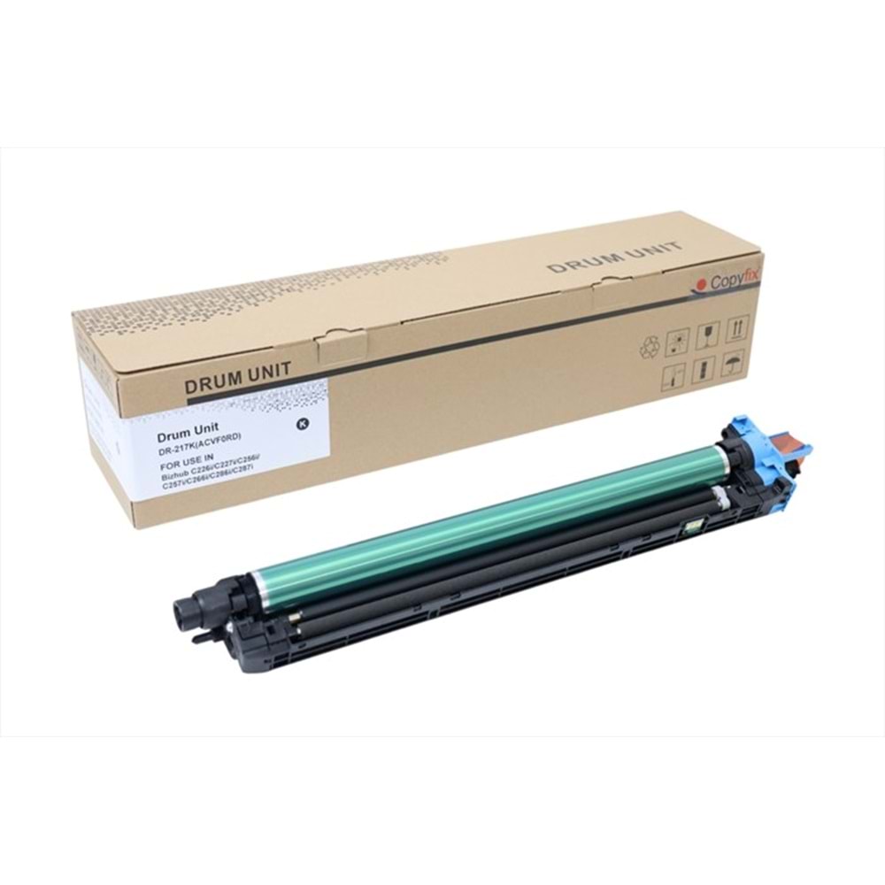 Konica Minolta, DR-217K Copyfix Black Drum Unit, Bizhub C257İ, (ACVF0RD), YCF