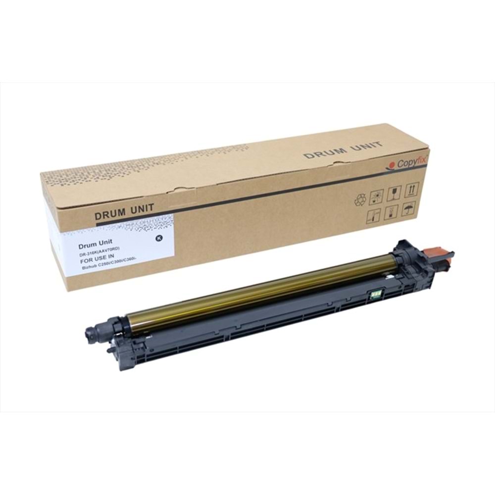 KN, DR-316 Siyah Muadil Drum Unit, Bizhub C250i, C300i, C360i, DR-316K, YCF