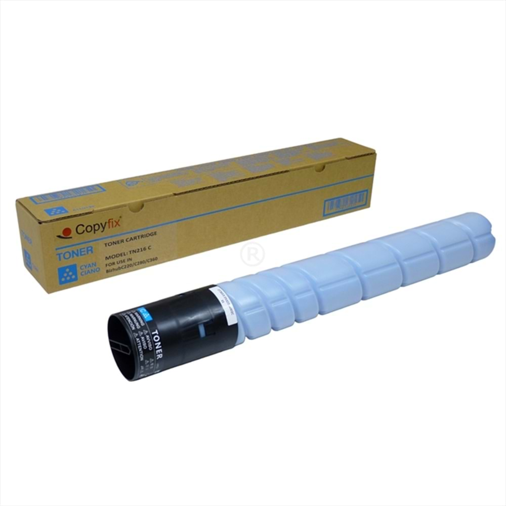 KN , TN-216 C Mavi Copyfix Toner , BIZHUB C 220 , BIZHUB C 280 , YCF