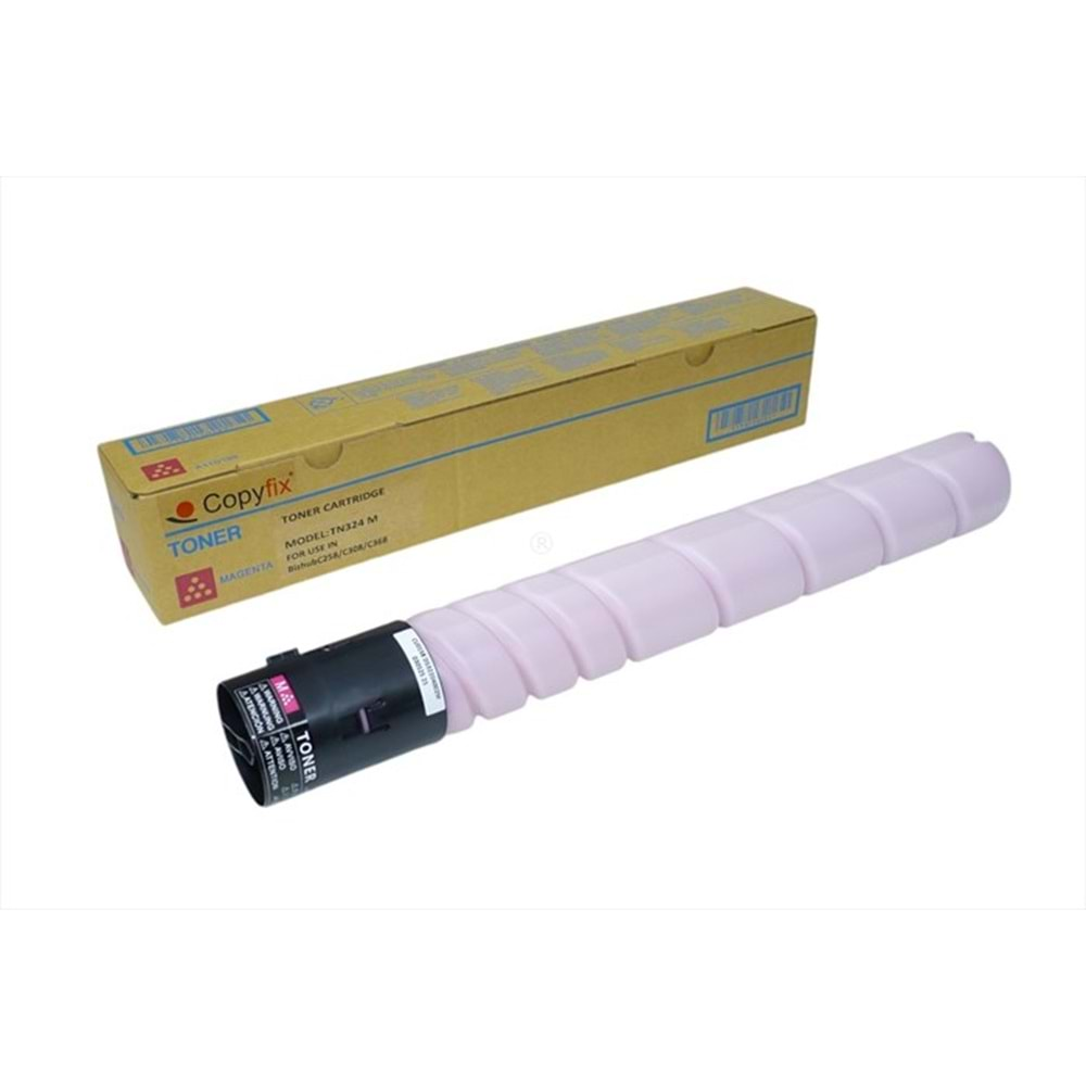 KN , TN-324M Kırmızı Copyfix Toner , Bizhub C258 , C368 , A8DA350 , YCF