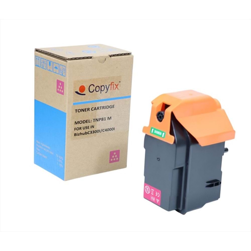 KN, TNP-81M Kırmızı Copyfix Toner, BIZHUB C 3300 I, BIZHUB C 4000 I, YCF