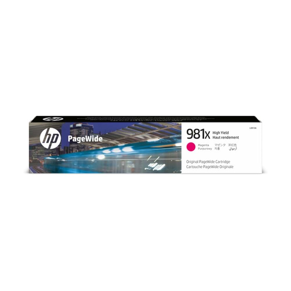 HP L0R10A Magenta PageWide Mürekkep Kartuş (981X)