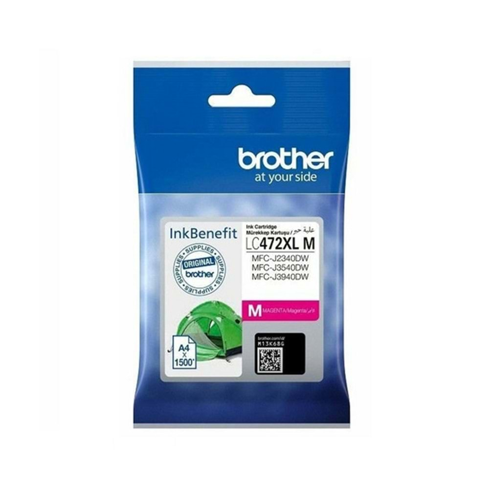 Brother LC472XL Magenta Mürekkep Kartuş