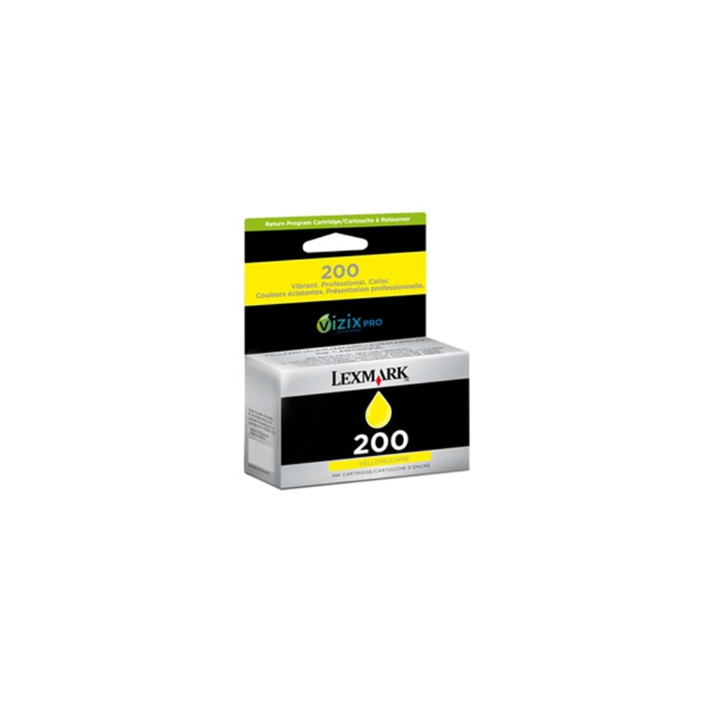 Lexmark 14L0088A (220) Yellow Return Kartuş