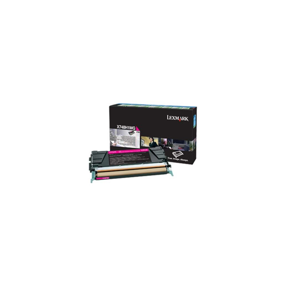 Lexmark X748H1MG Yüksek Kapasiteli Magenta Return Toner