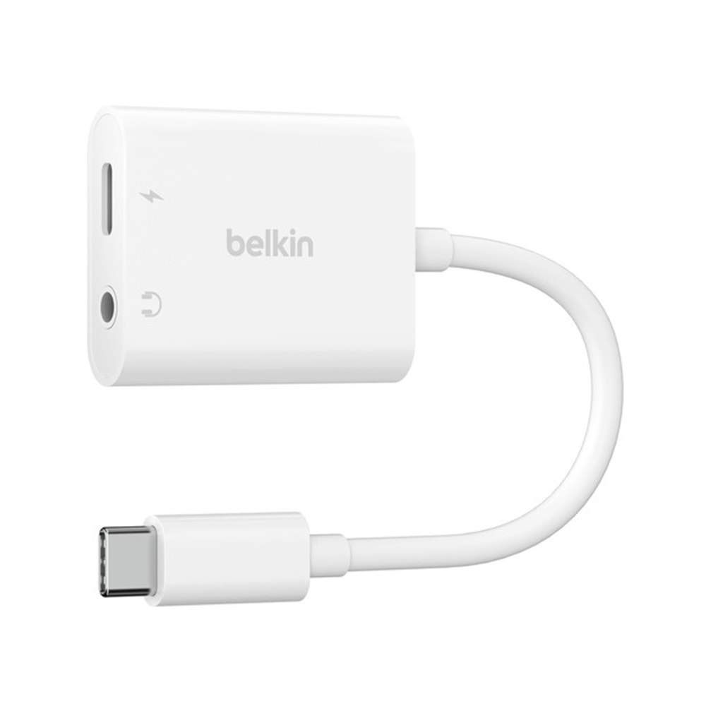 Belkin NPA004BTWH Type C'den Type C ve 3.5MM Çoğaltıcı