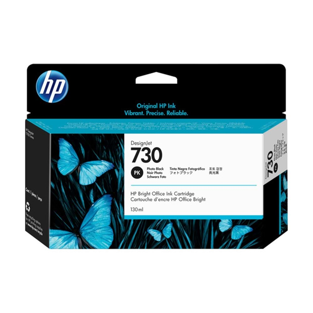 HP P2V67A 130 ml Photo Black Mürekkep Kartuş (730)