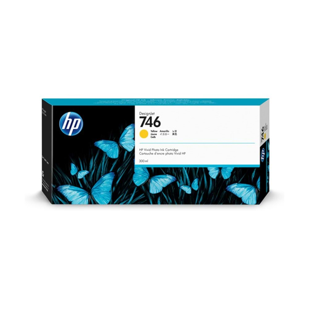 HP P2V79A Yellow Mürekkep Kartuş 300-ml (746)