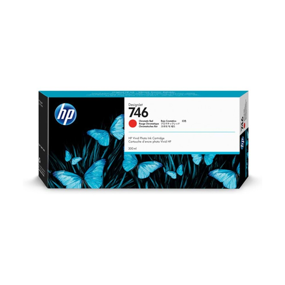 HP P2V81A Chromatic Red Mürekkep Kartuş 300-ml (746)