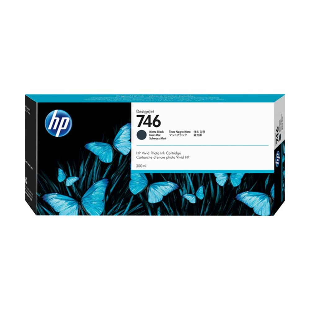 HP P2V83A Matte Black Mürekkep Kartuş 300-ml (746)