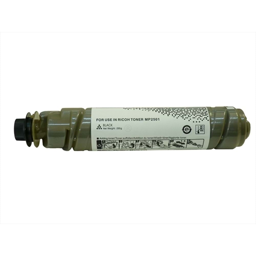 Ricoh MP 2001 Siyah Muadil Toner , AFICIO MP 2001 , AFICIO MP 2501 , 841769, (230g) , YCF-AÇIK