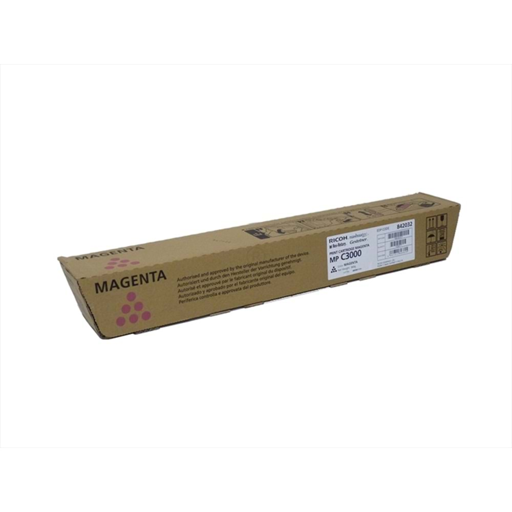 Ricoh MP C2000 Kırmızı Toner, MP 2500, 3000, 888642, Orjinal