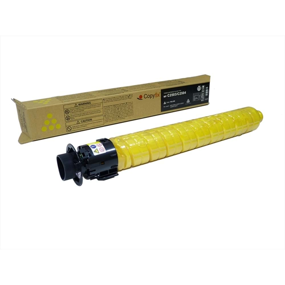 Ricoh MP C2504 Sarı Copyfix Toner , MP C 2003 , C 2004 , C 2011 , C 2503 , C 2504 , YCF