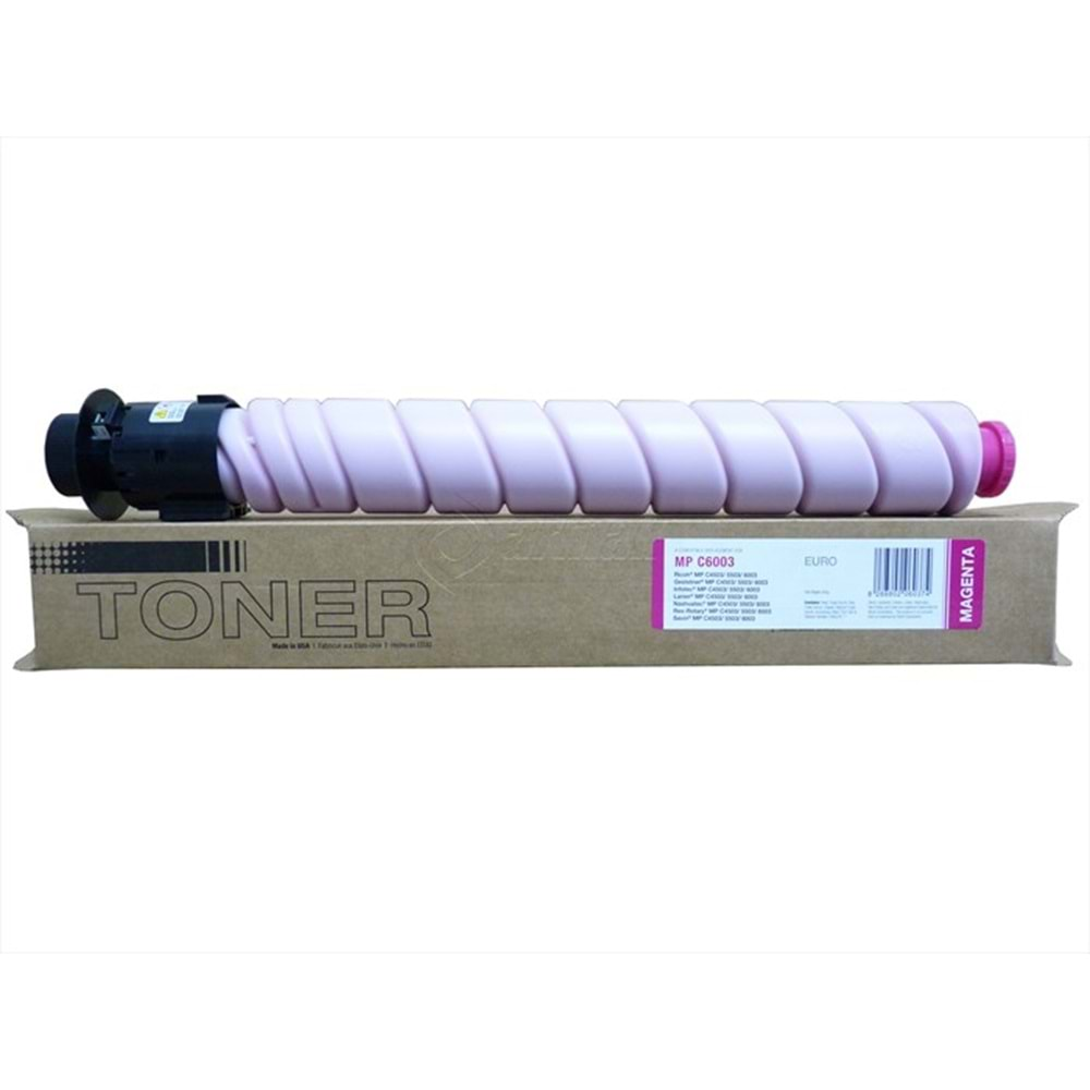 Ricoh C6003 Kırmızı Muadil Toner , AFICIO MP C 4503 , MP C 5503 MP C 6003 , MP C 6004 , 841855 , 455 Gr. (Made in USA)