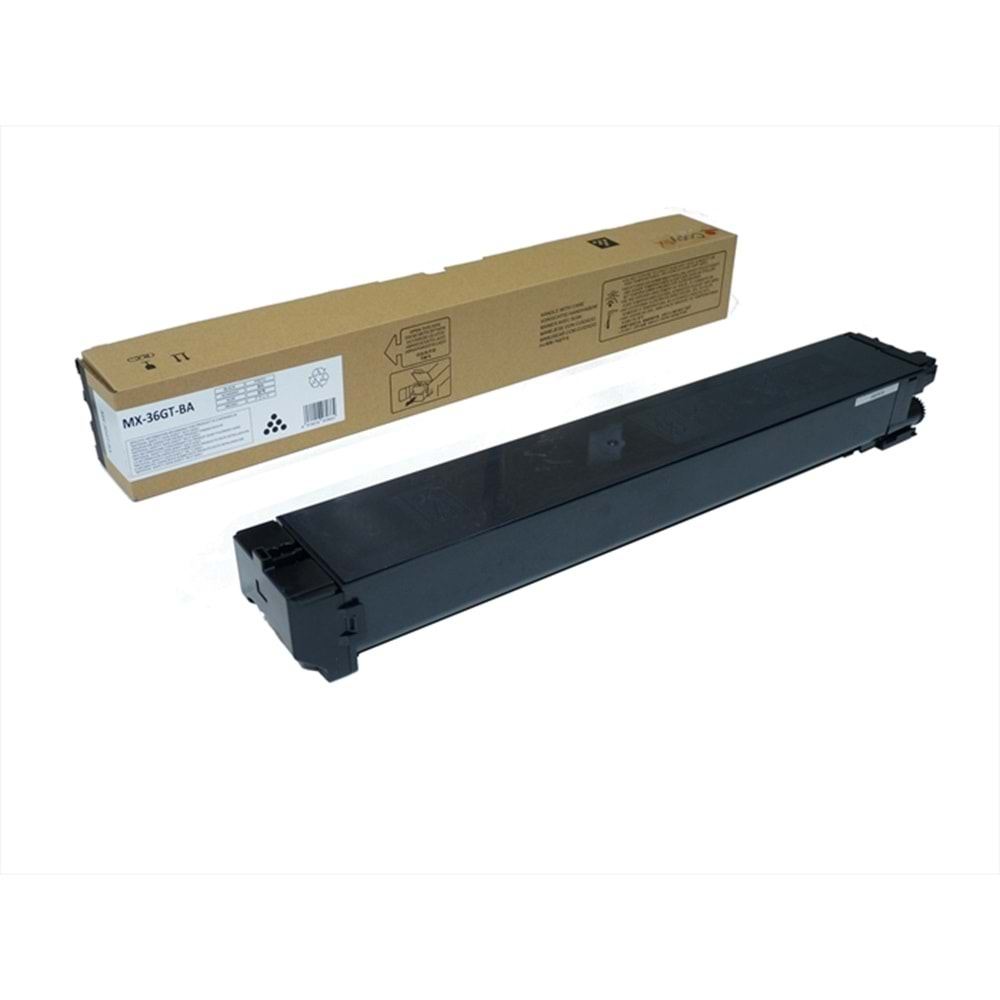 Sharp MX 2610N Siyah Copyfix Toner , MX 2610 , MX 2615 , MX 3110 , MX 3115 , MX 3610 , MX 3640 , MX-36GTBA , YCF