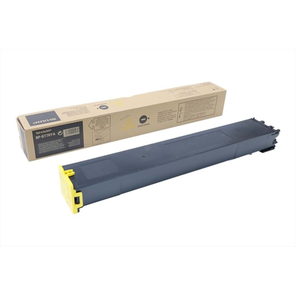Sharp BP-GT70YA Sarı Orjinal Toner, BP-50C26, BP-50C45, BP-50C55, BP-50C65, BP-70C45, BP-70C65, (24k), Orjinal