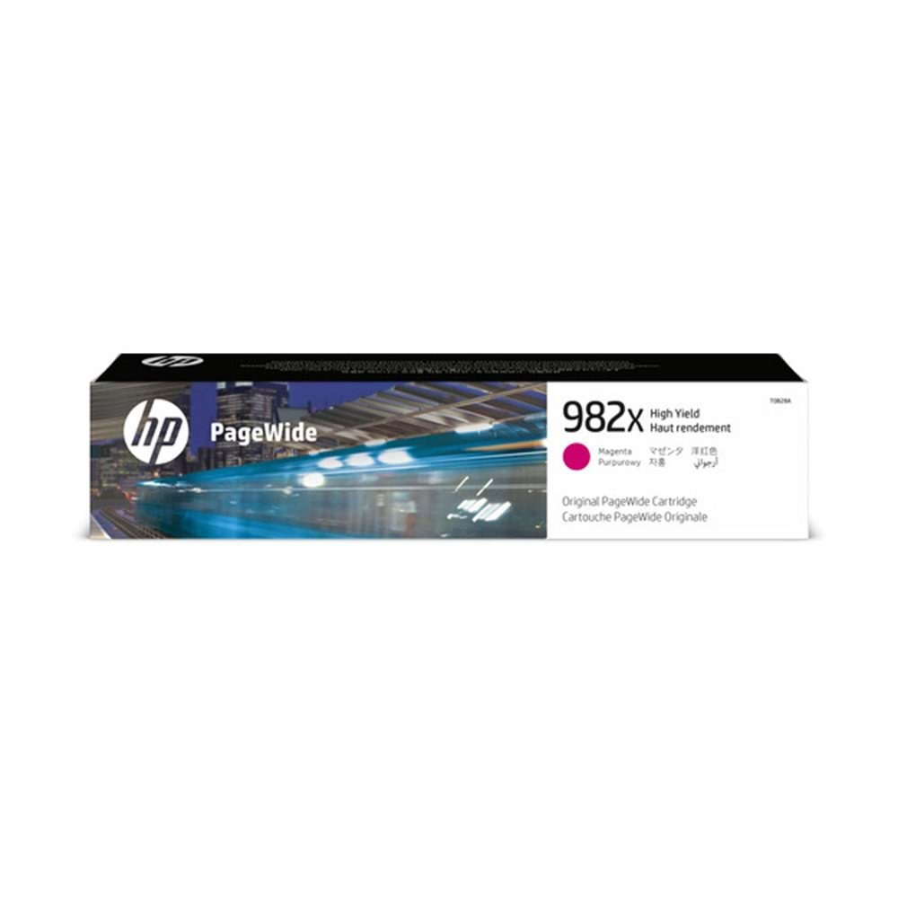 HP T0B28A High Yield Magenta PageWide Kartuş (982X)