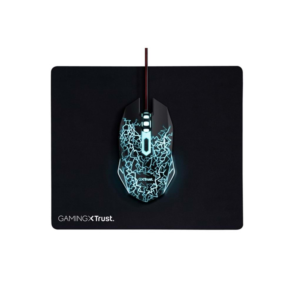 Trust 24752 Basic Mouse ve Mousepad-Siyh