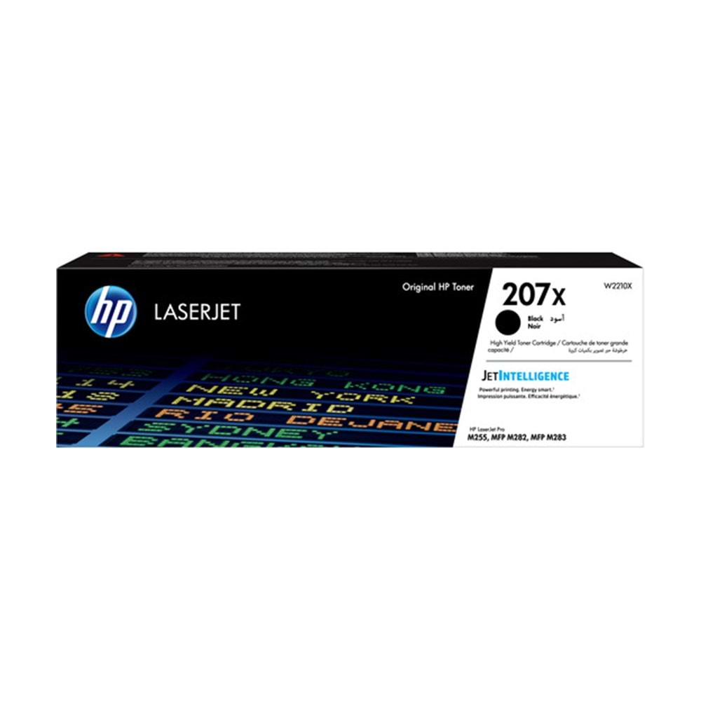 HP W2210X Black Toner Kartuş (207X)