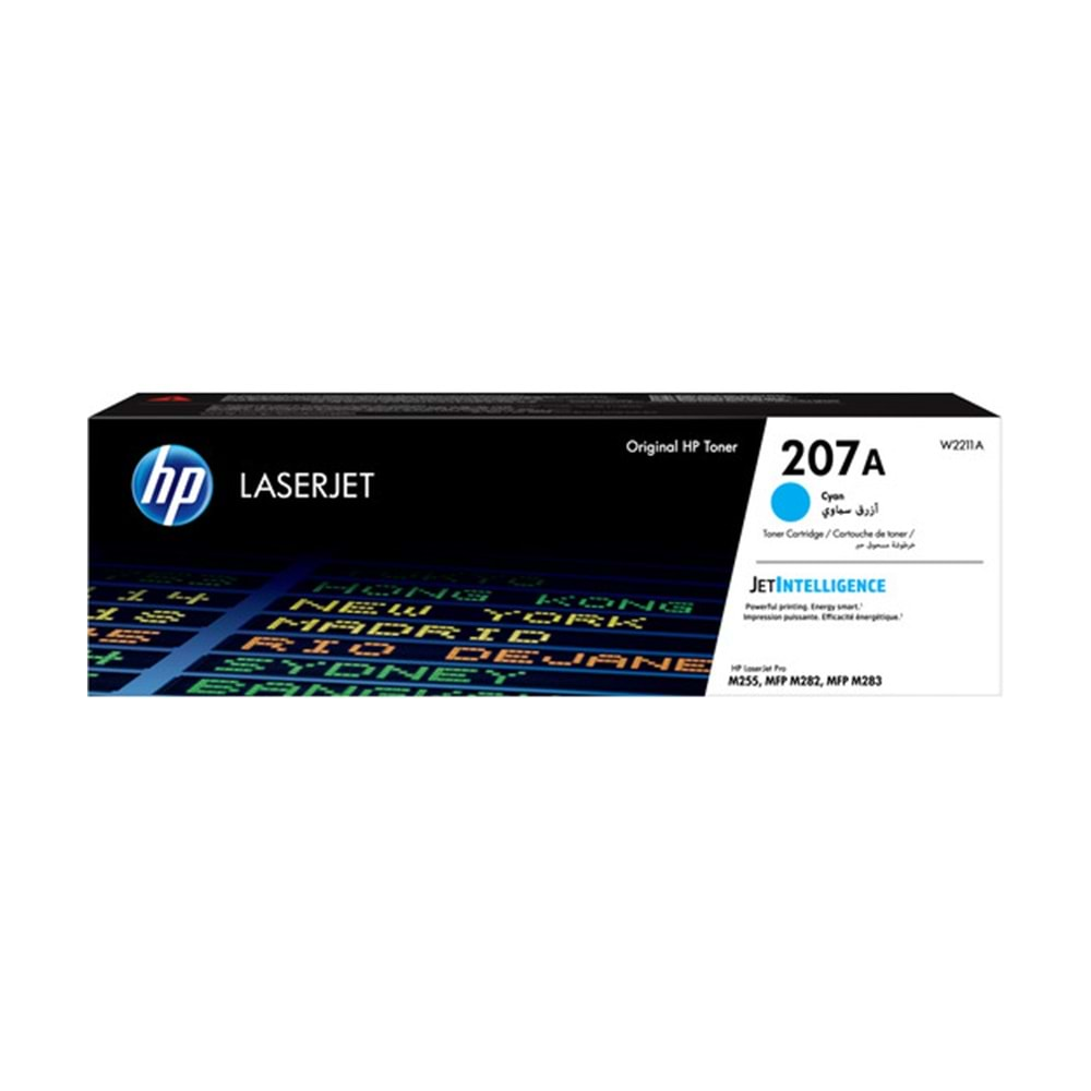 HP W2211A Cyan Toner Kartuş (207A)