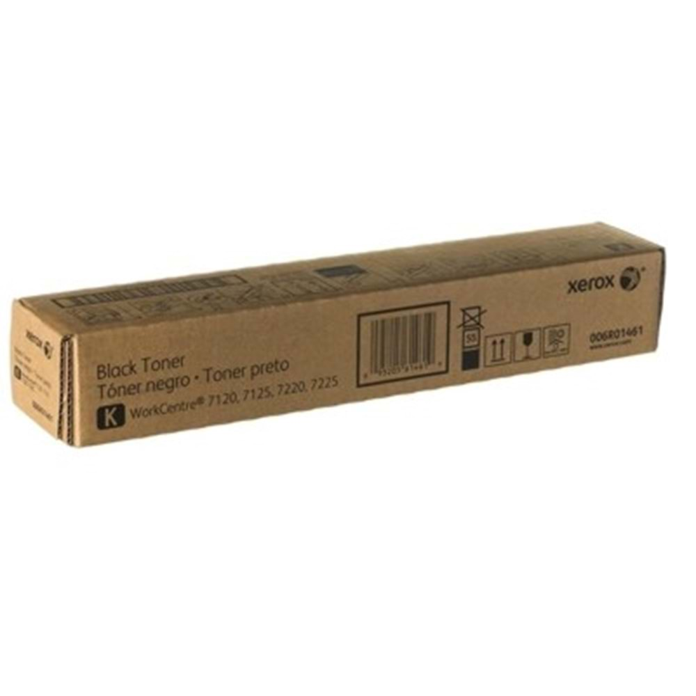 Xerox , Siyah Toner , (TR) , WORKCENTRE 7120 , 7125 , 7220 , 7225 , 006R01461 , Orjinal