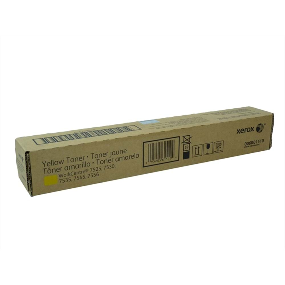 Xerox WORKCENTRE 7525 Sarı Toner , WORKCENTRE 7525 , 7530 , 7535 , 7545 , 7556 , 7830 , 7835 , 7845 , 7855 , 006R01510 , Orjinal