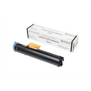 Canon C-EXV 18 Siyah Copyfix Toner , IR 1018 , IR 1022 , (400g) , YCF