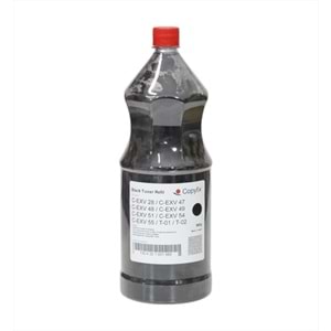 Canon Siyah Copyfix Dolum Toneri , C-EXV 28 , C-EXV 47 , C-EXV 49 , C-EXV 51 , C-EXV 54 , 980G , ICF