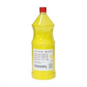Canon Sarı Copyfix Dolum Toneri , C-EXV 28 , C-EXV 47 , C-EXV 49 , C-EXV 51 , C-EXV 54 , 687G , ICF