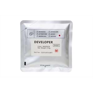 Konica Minolta DV227 Kırmızı Copyfix Developer , BIZHUB C 227i , C 257i , C 287i , DV-227M , 210g , YCF