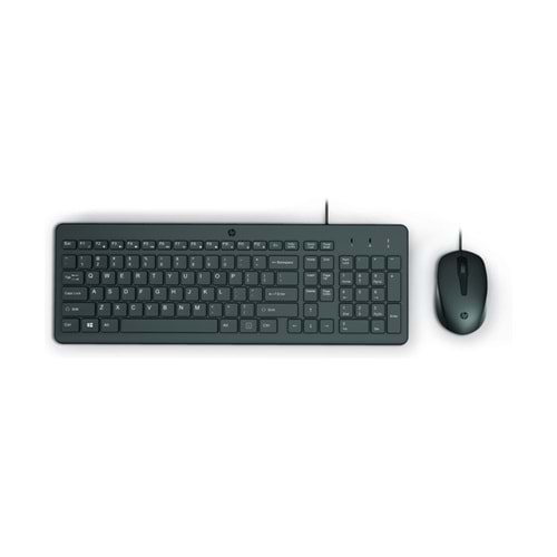 HP 150 Kablolu Klavye & Mouse Set TR