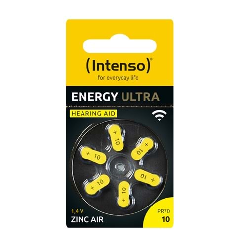 Intenso Energy Ultra Hearing Aid A10 6ad