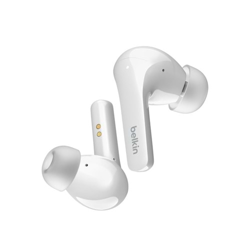 Belkin SOUNDFORM Flow NC Kablosuz Kulaklık-Beyaz