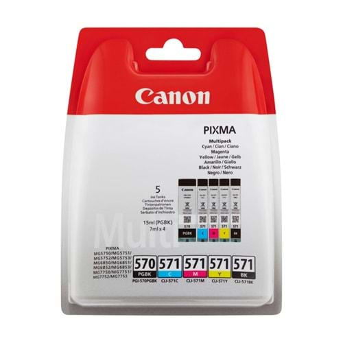 Canon PGI-570/CLI-571 PGBK CMYBK MultiPack 0372C004