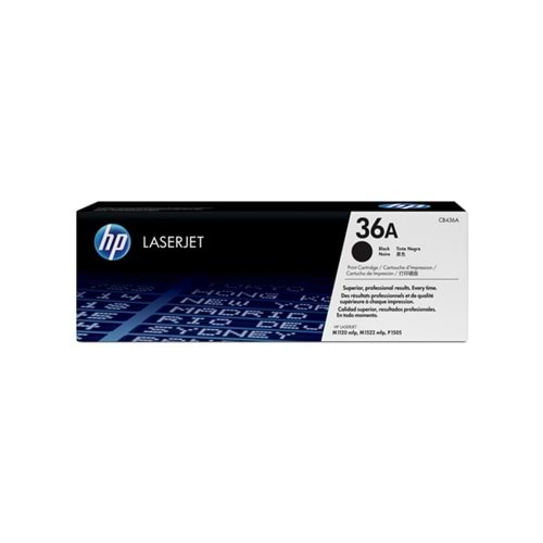 HP CB436A Black Toner Kartuş (36A)