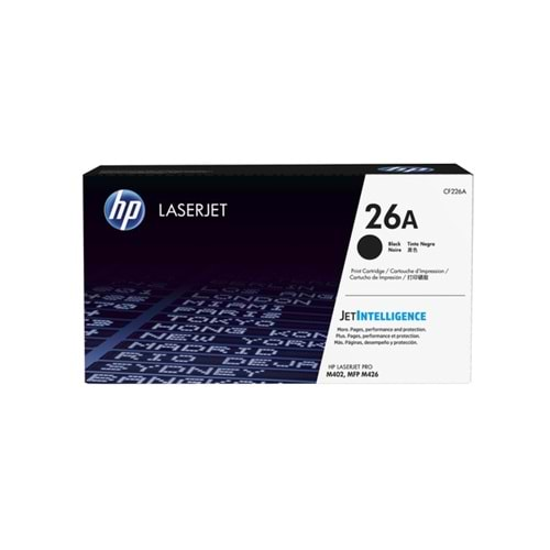 HP CF226A Black Toner Kartuş (26A)