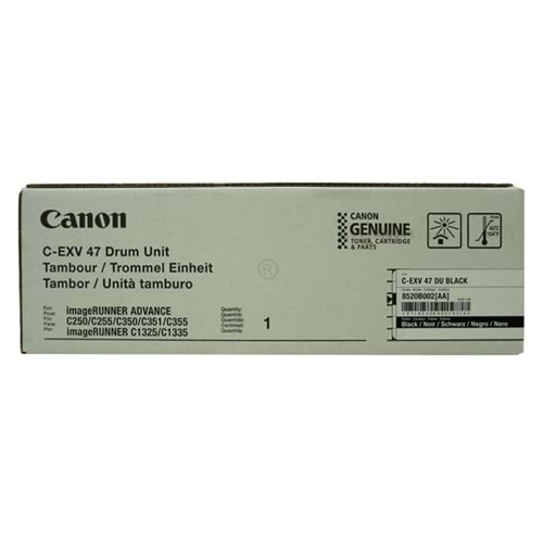 Canon C-EXV47 Black Drum Unit , IR ADVANCE C 250 , C 350 , 8520B002
