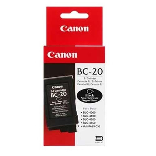 Canon BC-20 Ink Cartridge , BJC-2000 , 4000 , 5000 , Orjinal