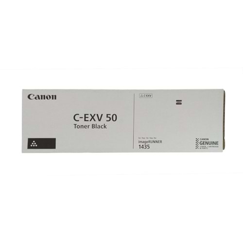 Canon C-EXV 50 Siyah Toner, IR 1435, 9436B002AA, Orjinal
