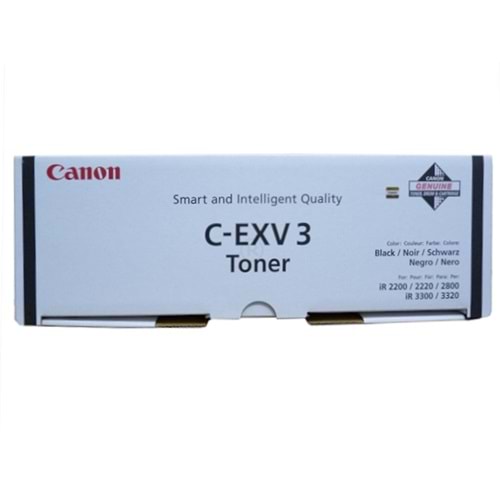 Canon C-EXV 3 Siyah Toner, IR 2200, 2800, 3300, 6647A002AA