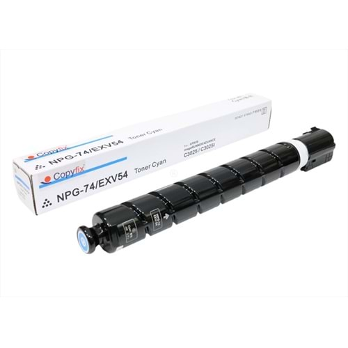 Canon C-EXV 54 Mavi Copyfix Toner , IR C 3025 , IR C 3025 I , IR C 3125 I , IR C 3226 I , YCF