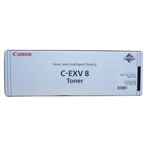 Canon C-EXV 8 Siyah Toner, CLC 2620, 3200, 7629A002AA, Orjinal