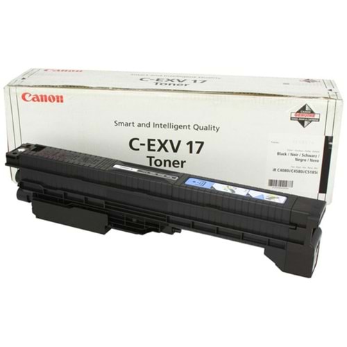 Canon C-EXV 17 Siyah Toner, CLC 4080, IR C 4580, 0262B002AA, Orjinal